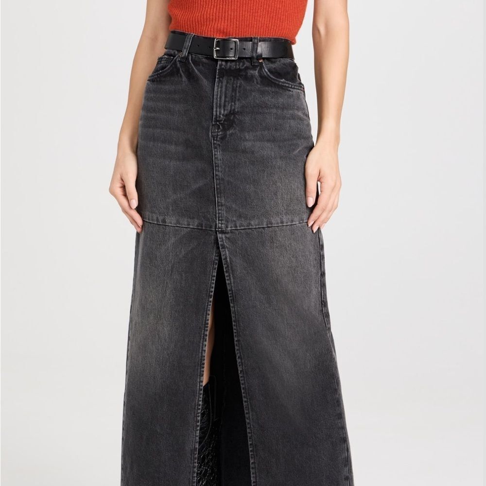 Anthropologie Reformation Tazz Maxie Denim Skirt